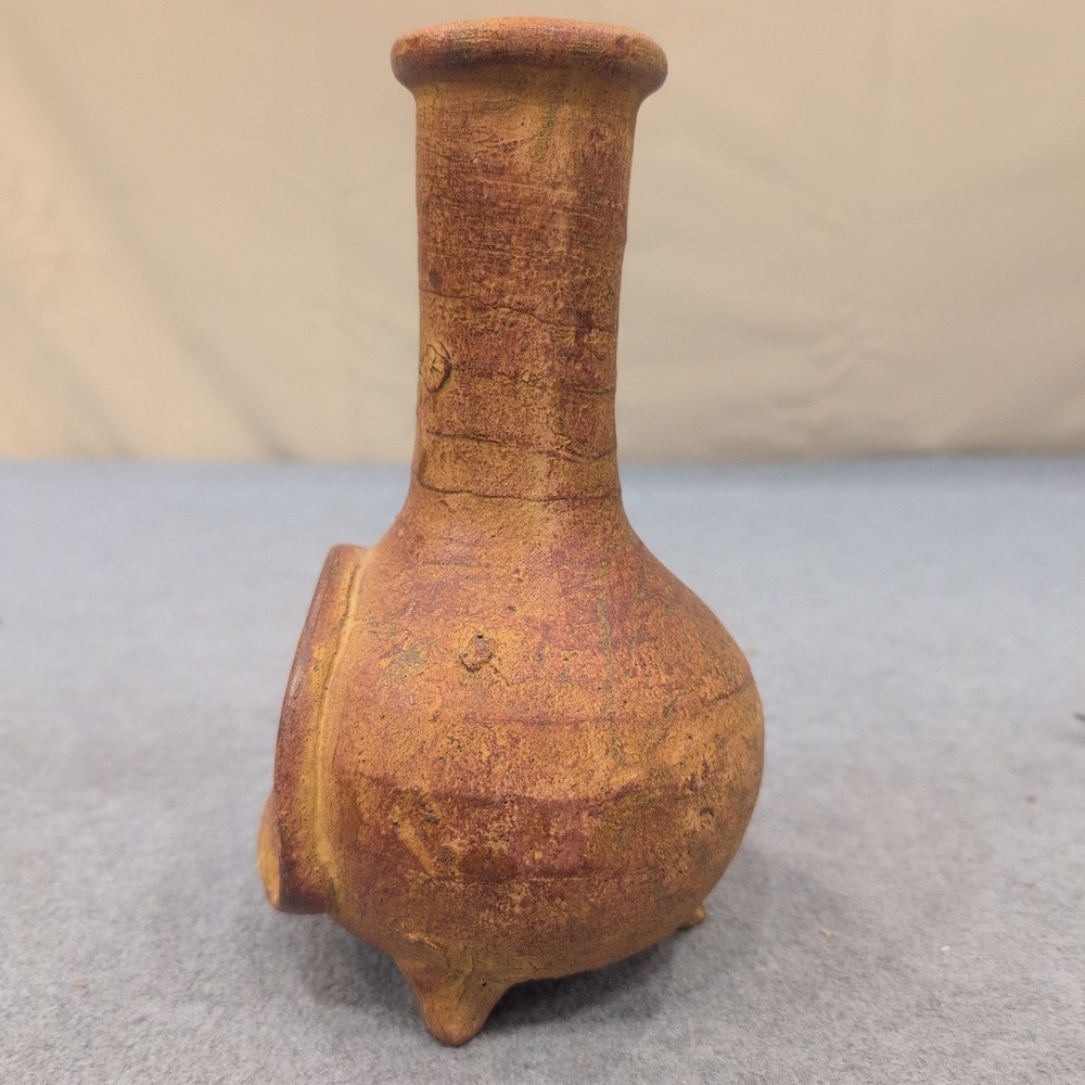 Rustic Terracotta Miniature Chiminea Incense Burner Tabletop Clay Fireplace Dec - Picture 2 of 7